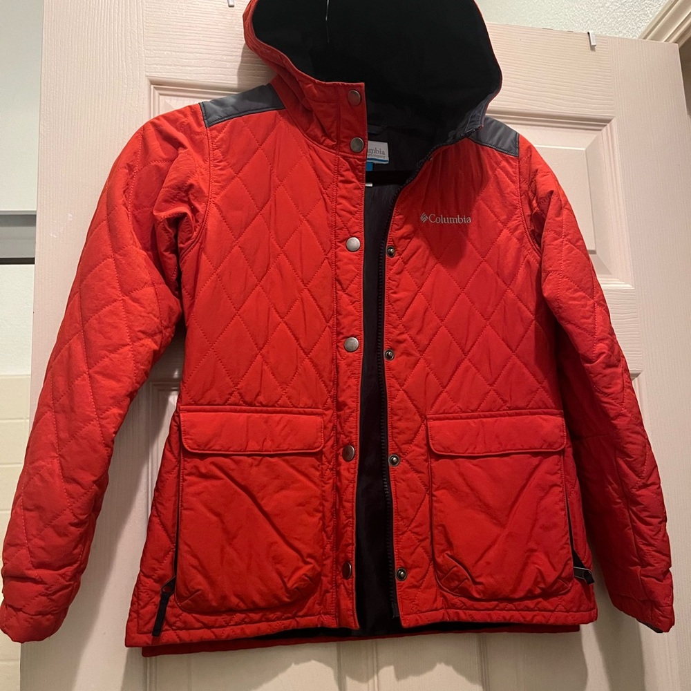 Columbia Kids Bright Red Puffer Jacket